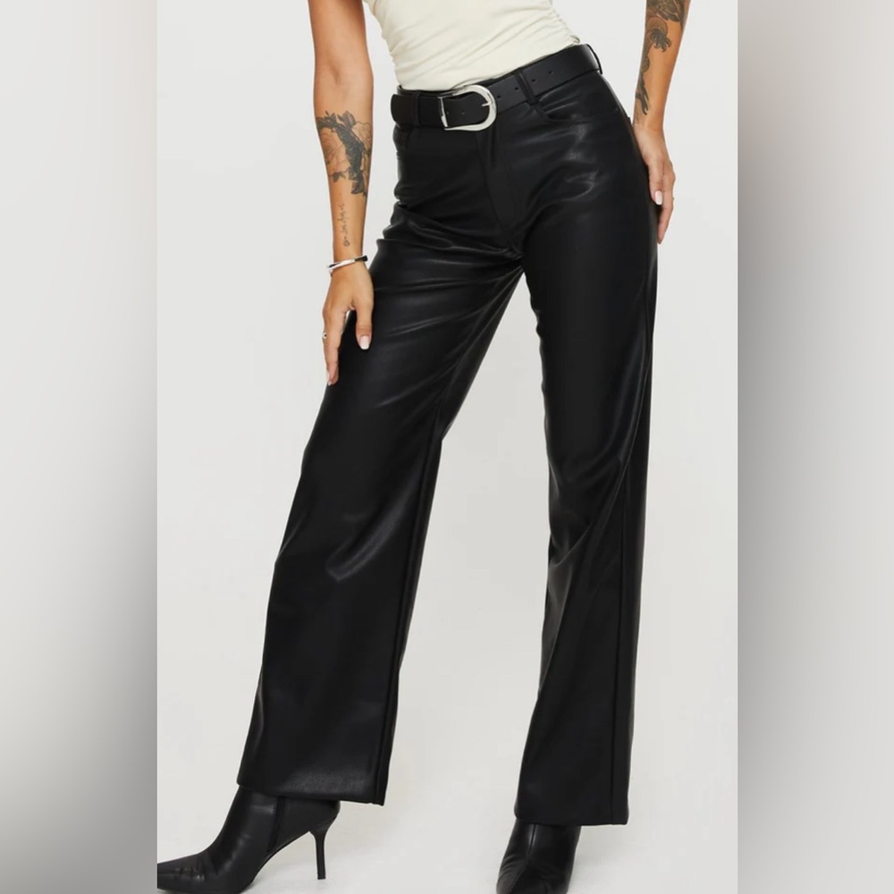Princess Polly Leather Pants